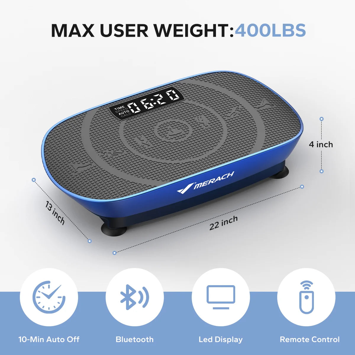 Merach Vibration Plate Exercise Machine For Whole Body Fitness
