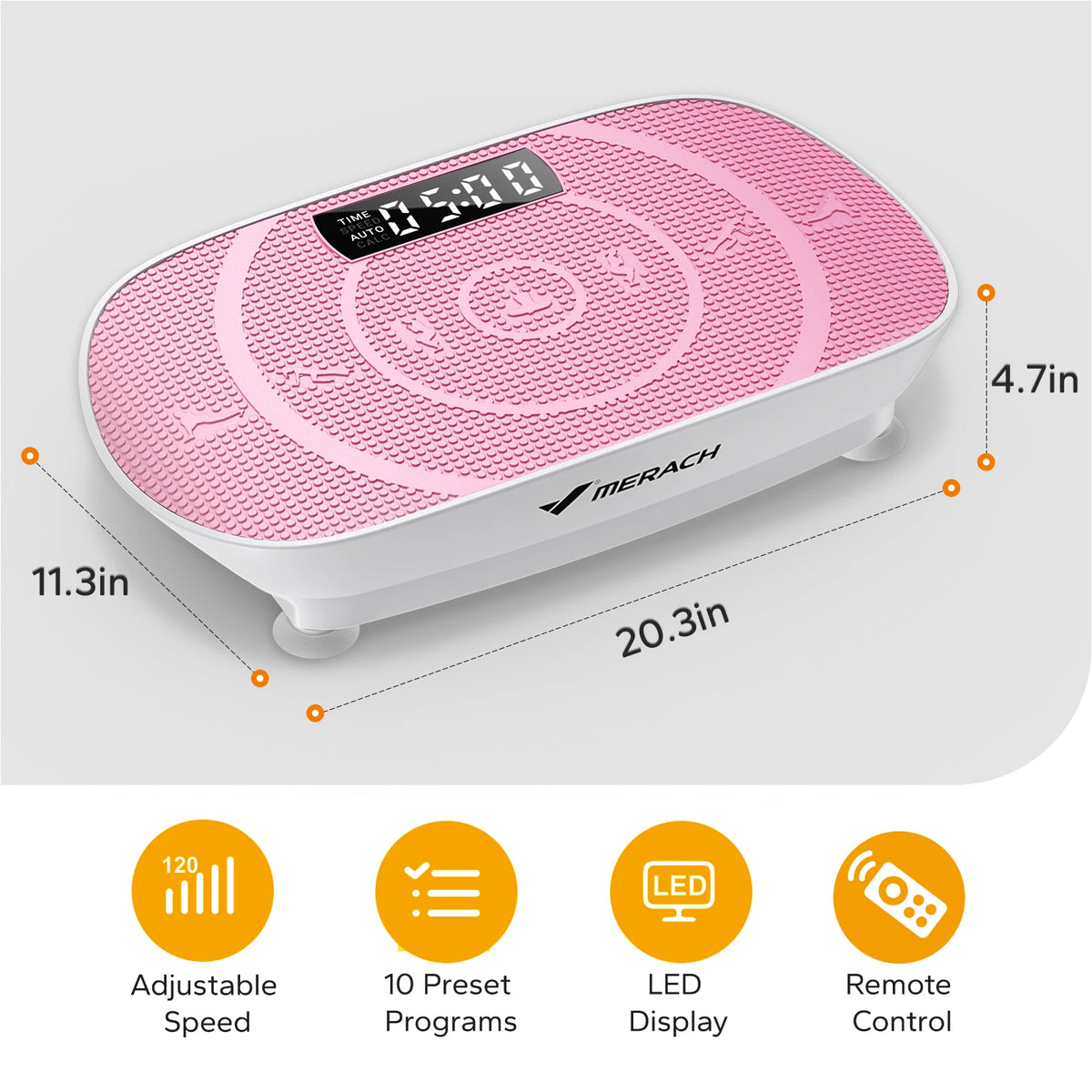 Merach Vibration Plate Exercise Machine For Whole Body Fitness