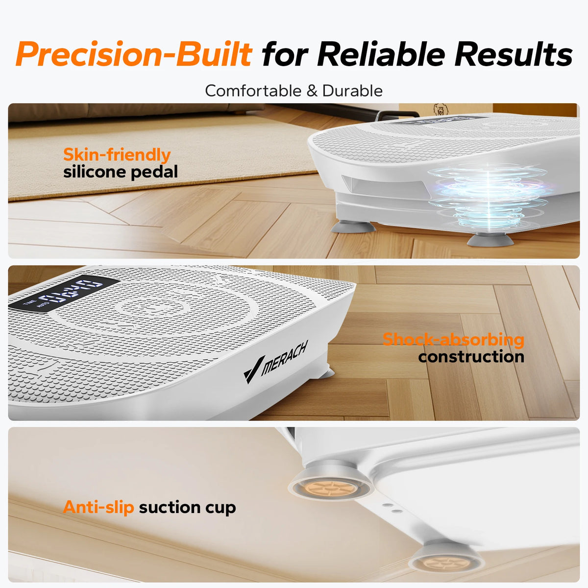Merach Vibration Plate Exercise Machine For Whole Body Fitness