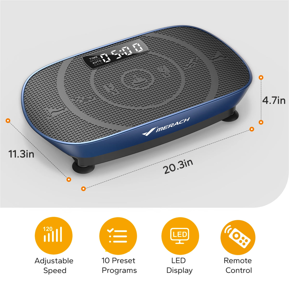 Merach Vibration Plate Exercise Machine For Whole Body Fitness