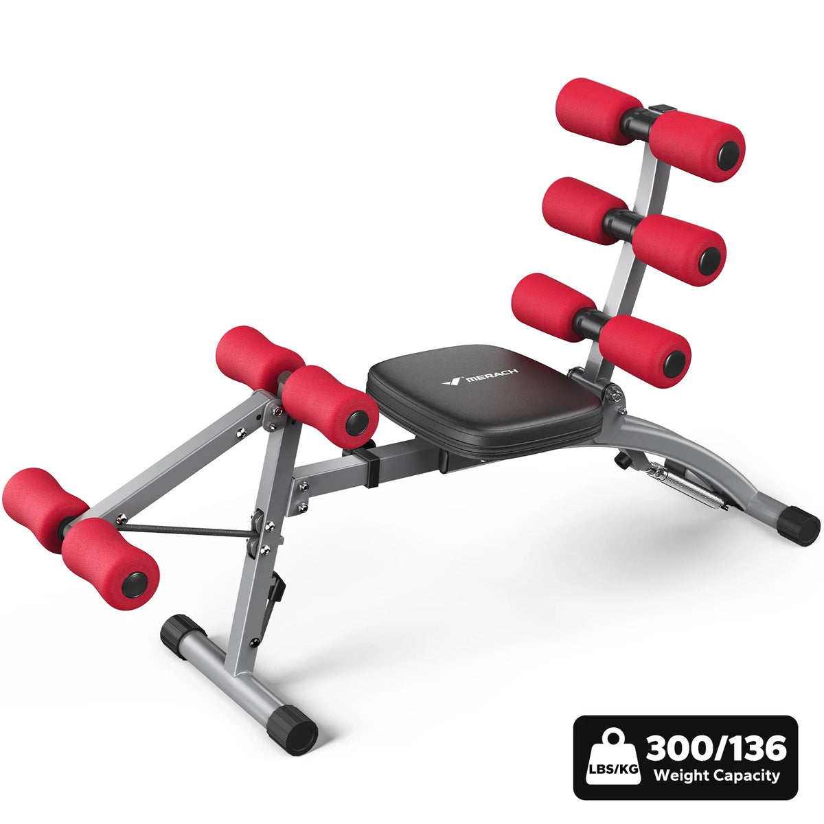 Merach Adjustable Ab Workout Bench For Home Situp Trainer