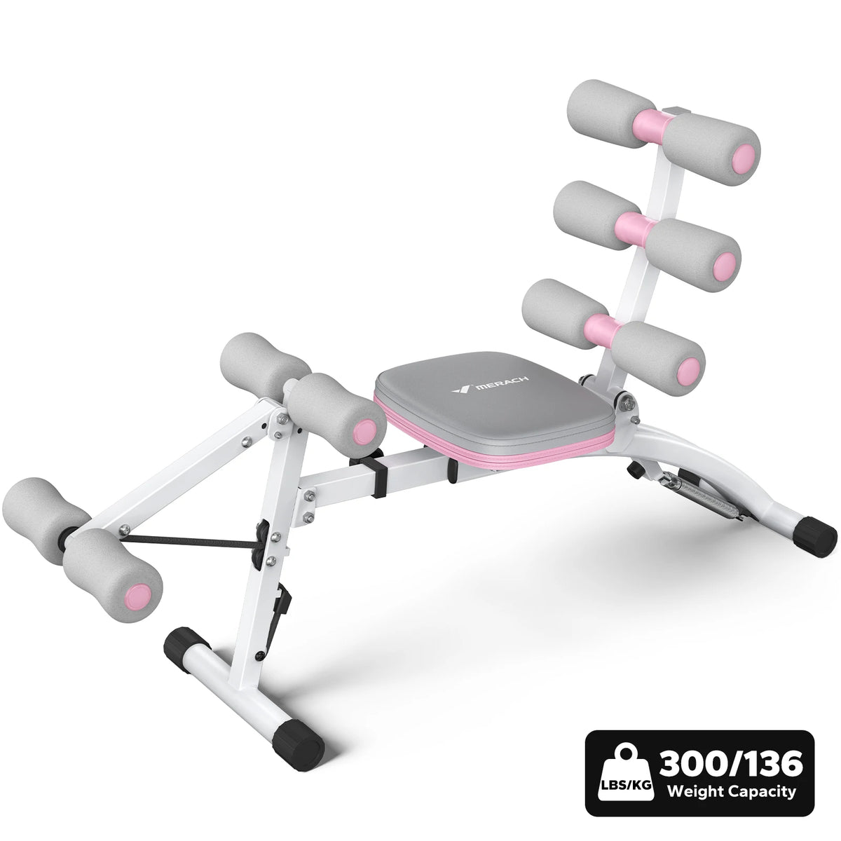 Merach Adjustable Ab Workout Bench For Home Situp Trainer