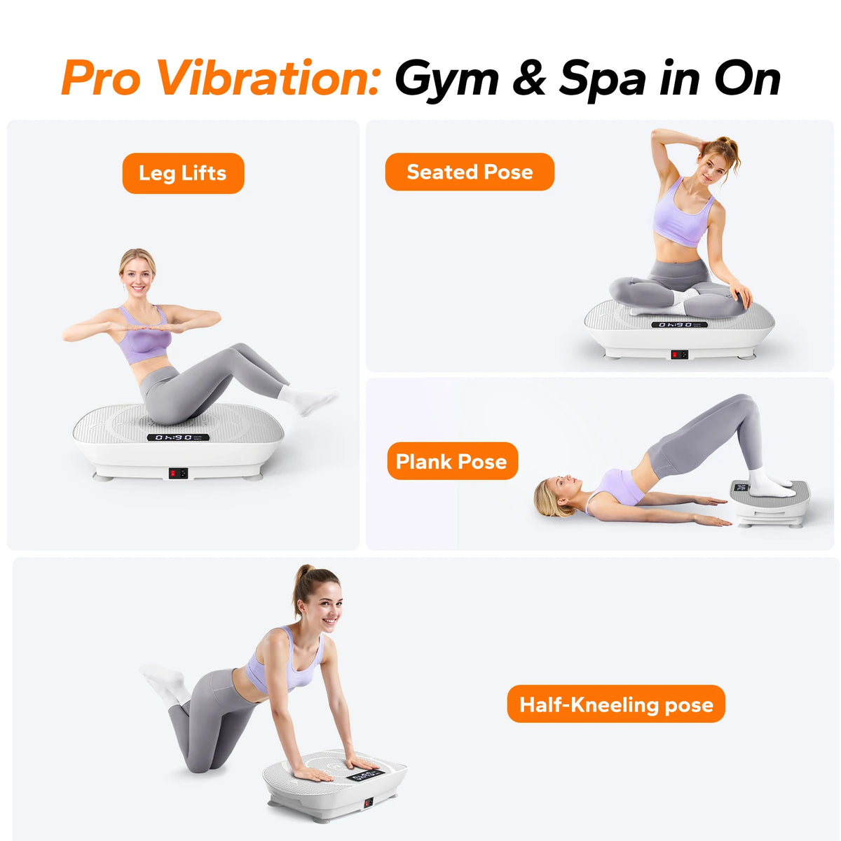 Merach Vibration Plate Exercise Machine For Whole Body Fitness