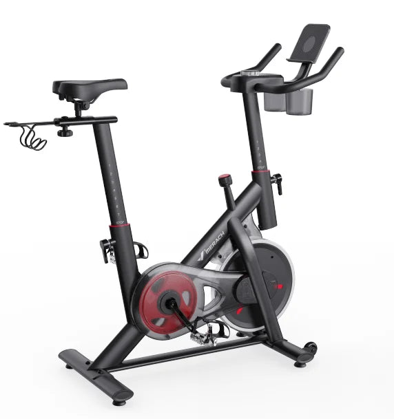 MERACH Magnetic Stationary Indoor Cycling Bike Low Noise App Control