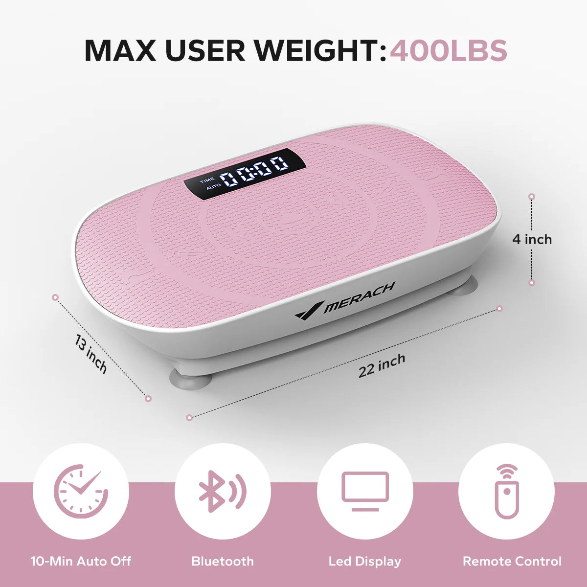 Merach Vibration Plate Exercise Machine For Whole Body Fitness