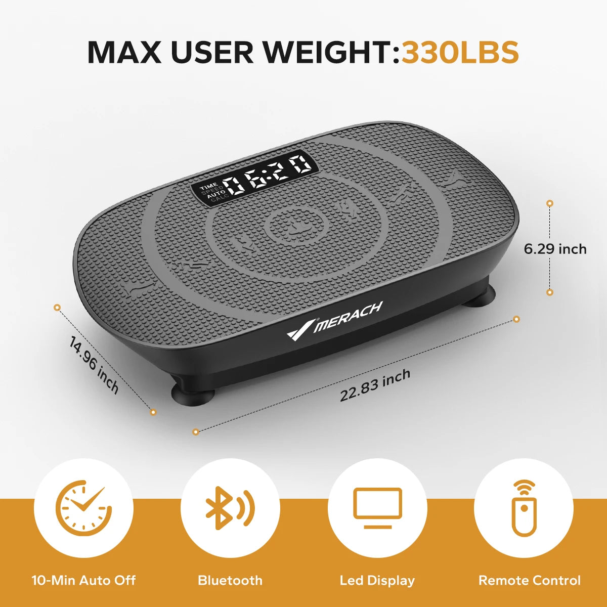Merach Vibration Plate Exercise Machine For Whole Body Fitness