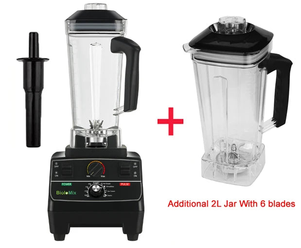 BioloMix Professional Smart Timer Blender And Ice Smoothie Crusher