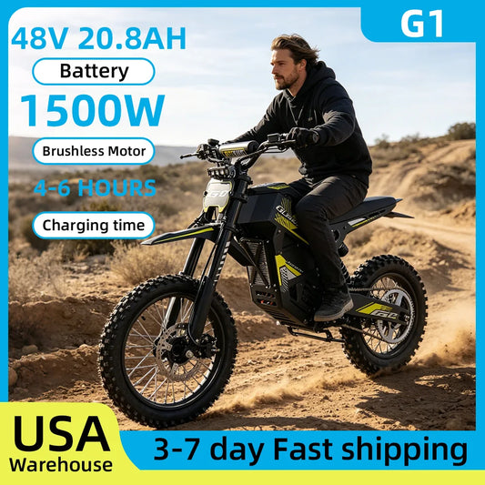 Uplee G1 Electric Fat Tire Dirt Bike With Powerful Motor