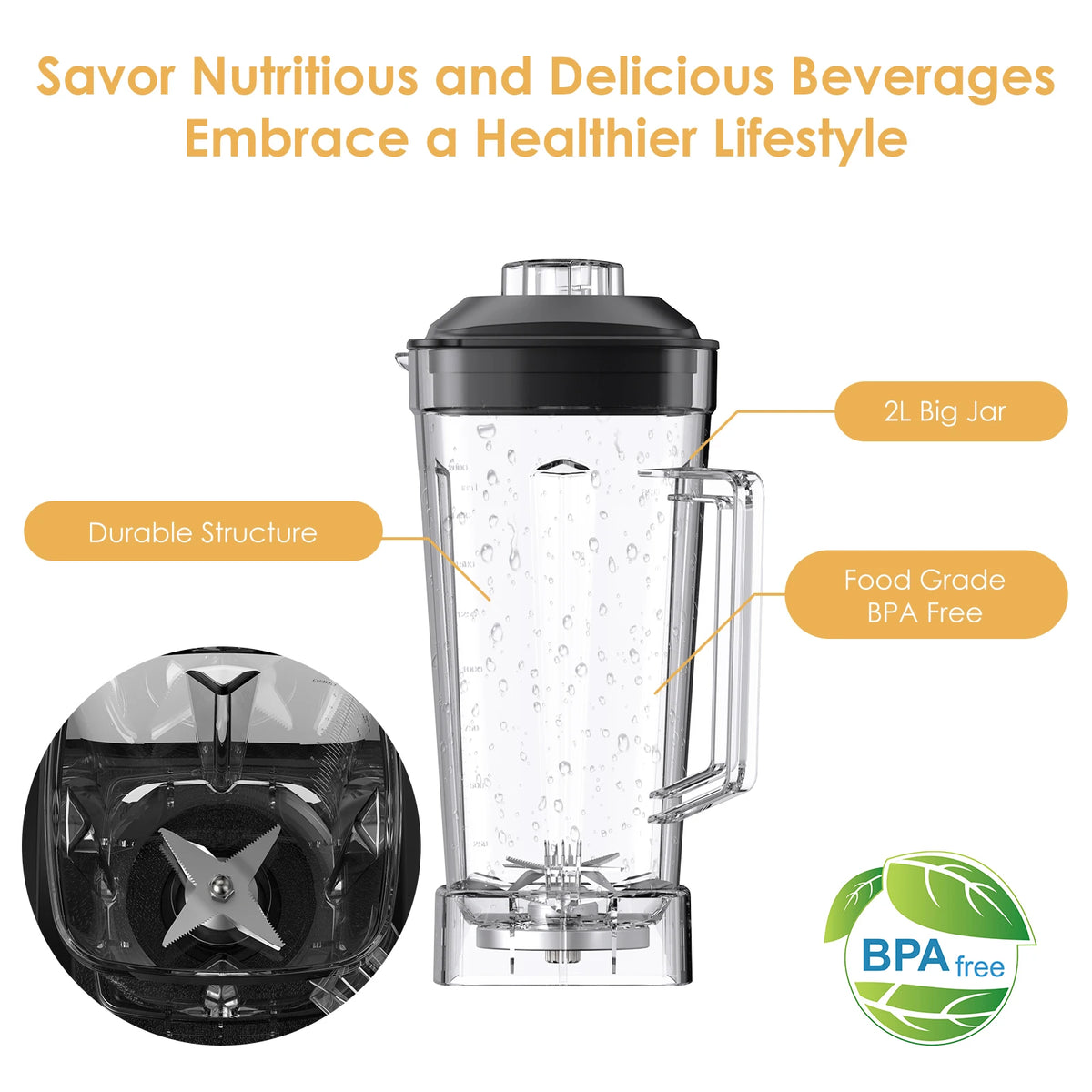 Biolomix Heavy Duty Multi Function Blender And Juicer Processor