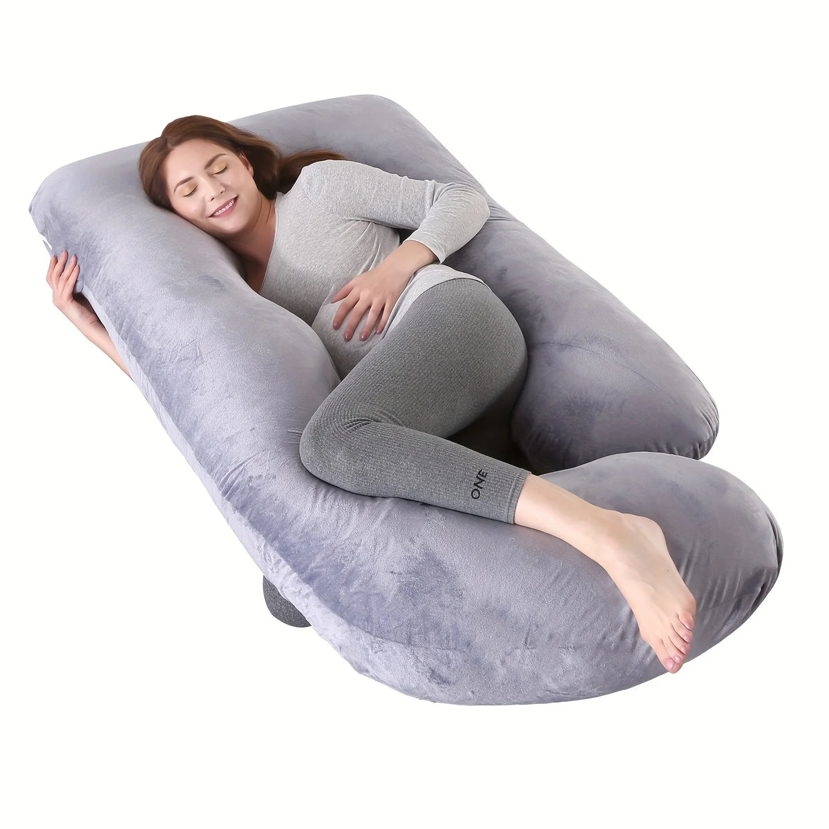 Detachable G Shaped Maternity Pillow For Pregnant Lumbar Support Cushion