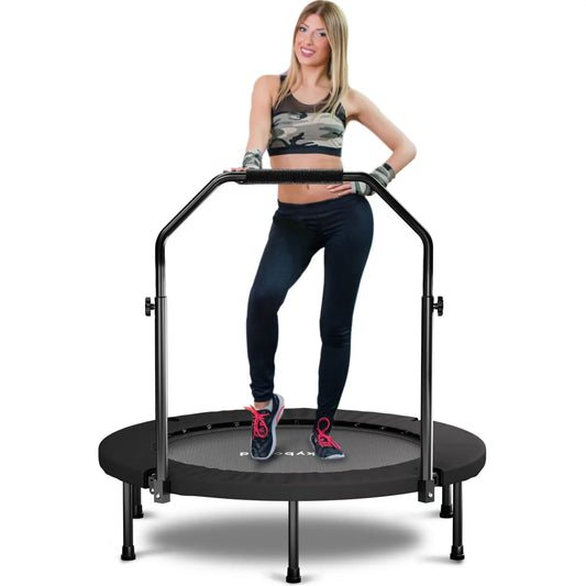 Professional Foldable Mini Rebounder Trampoline For Home Cardio Fitness