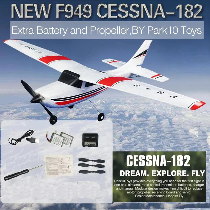 WLtoys F949 RC Fixed Wing Airplane With Upgraded Gyroscope