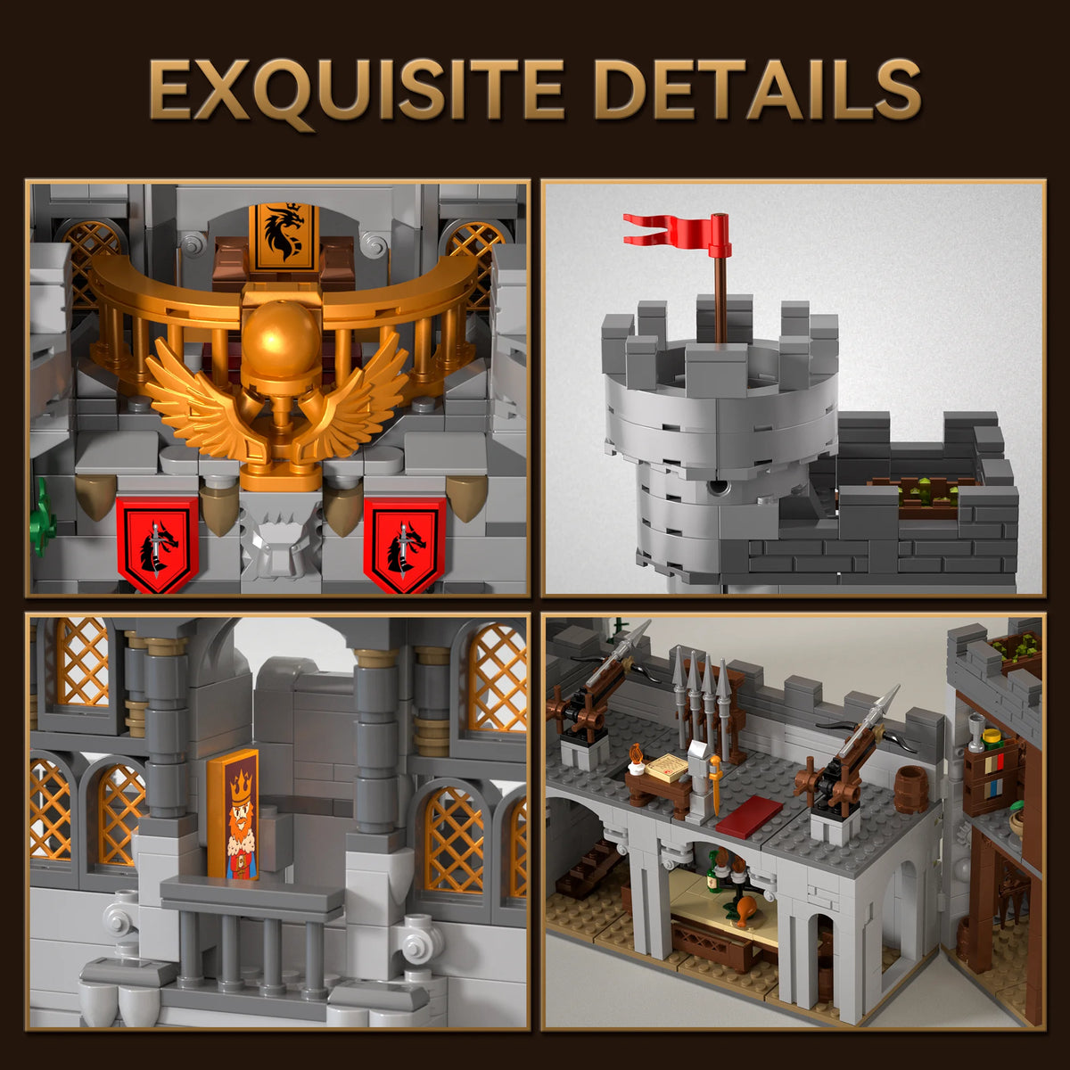 Holy Spirit Castle Building Blocks Set Compatible With Lego Bricks
