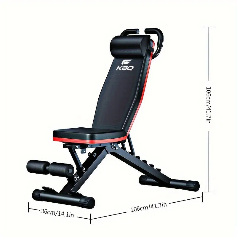 KBQ Multifunctional Adjustable Roman Chair Fitness Bench