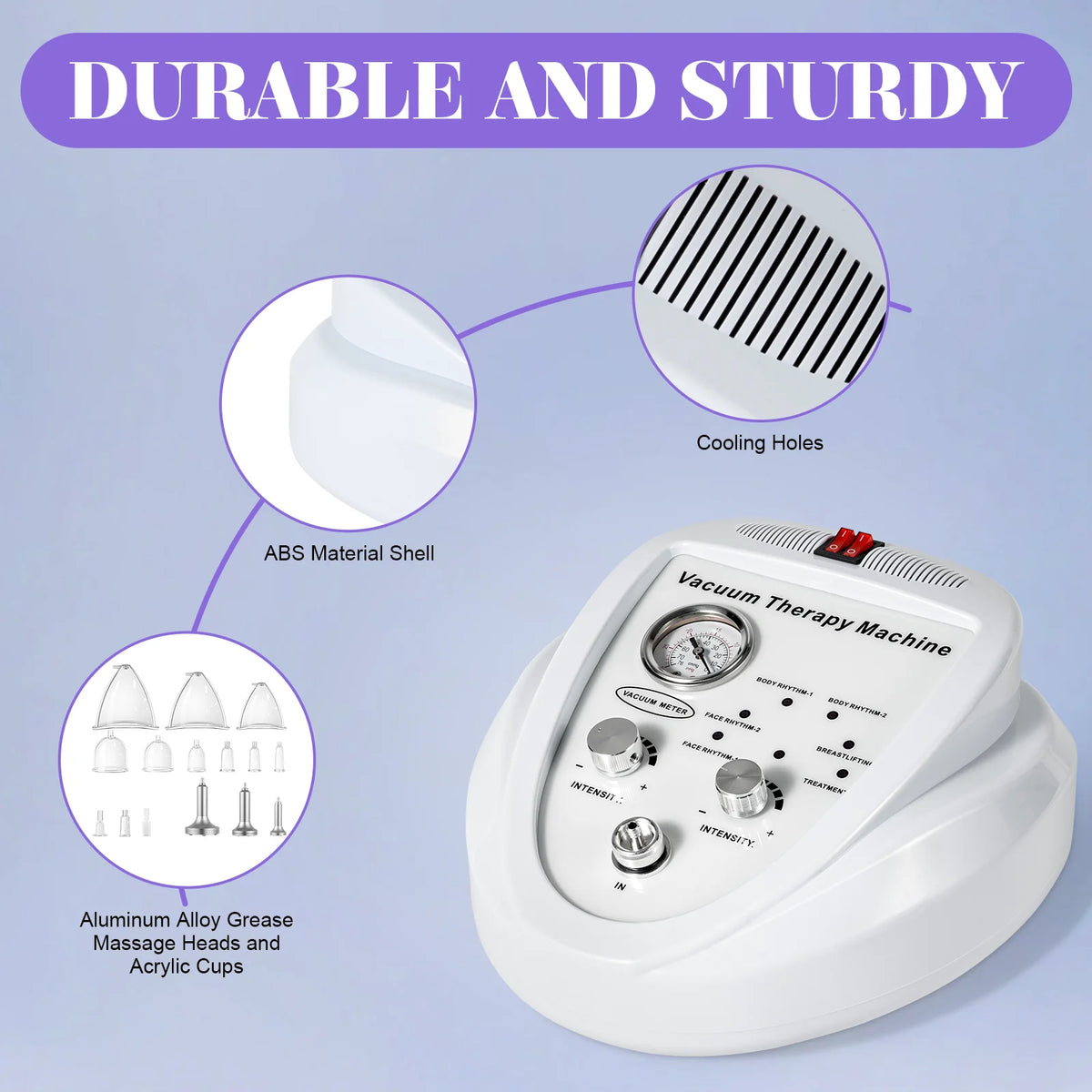 Electric Vacuum Pump For Body Shaping And Massage Therapy