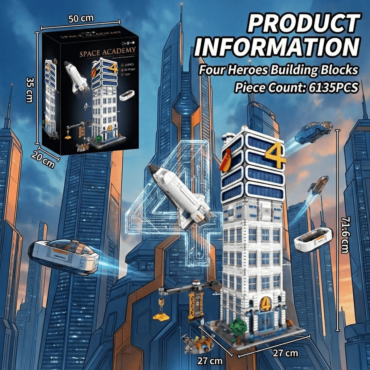 Barweer Movie Hero Architecture Building Blocks Model For Adults