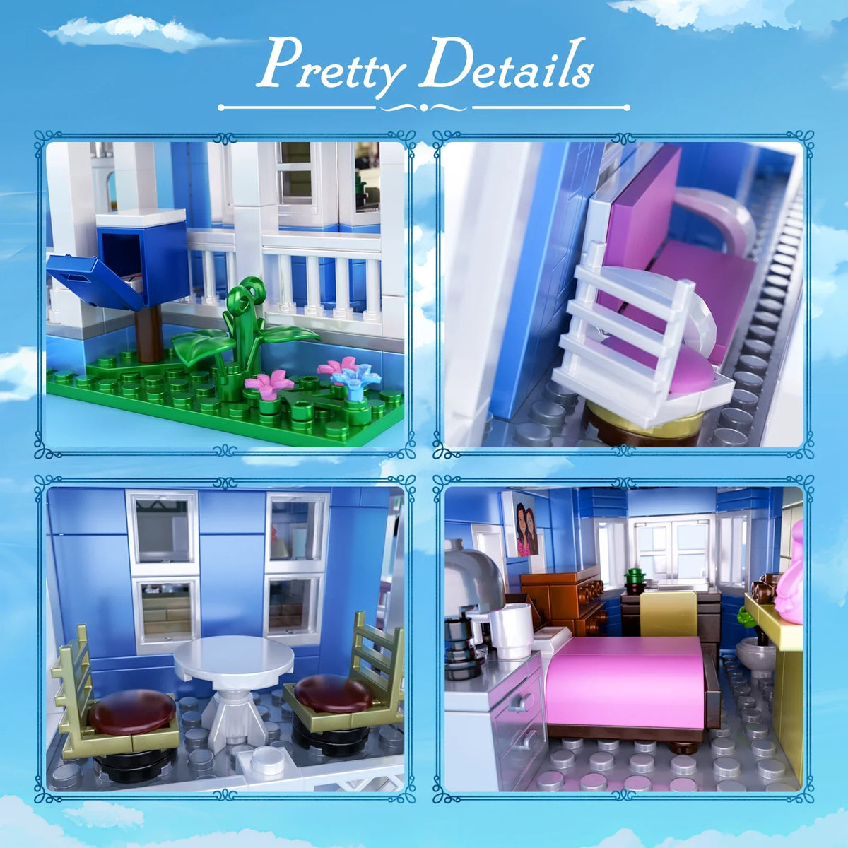 Girls Palace Movie House Building Blocks Construction Set