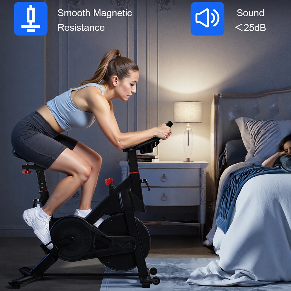 Lacuffy Magnetic Resistance Exercise Bike For Indoor Fitness Training