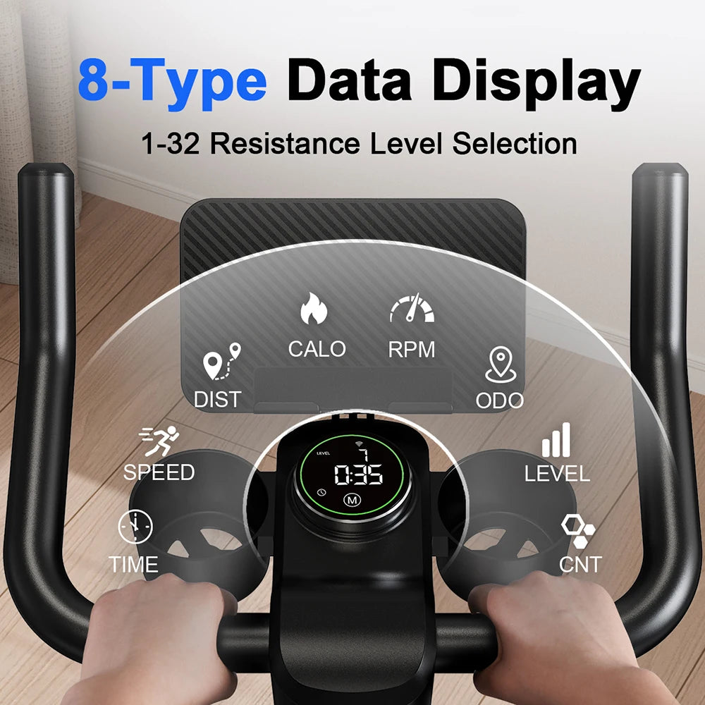 Lacuffy Magnetic Resistance Exercise Bike For Indoor Fitness Training