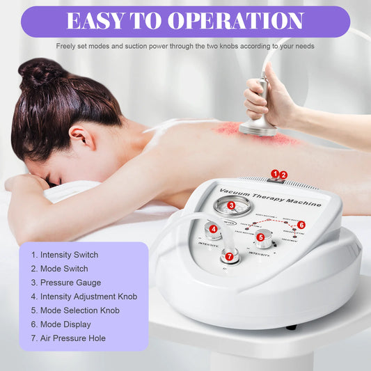 Electric Vacuum Pump For Body Shaping And Massage Therapy