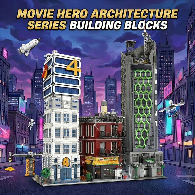 Barweer Movie Hero Architecture Building Blocks Model For Adults