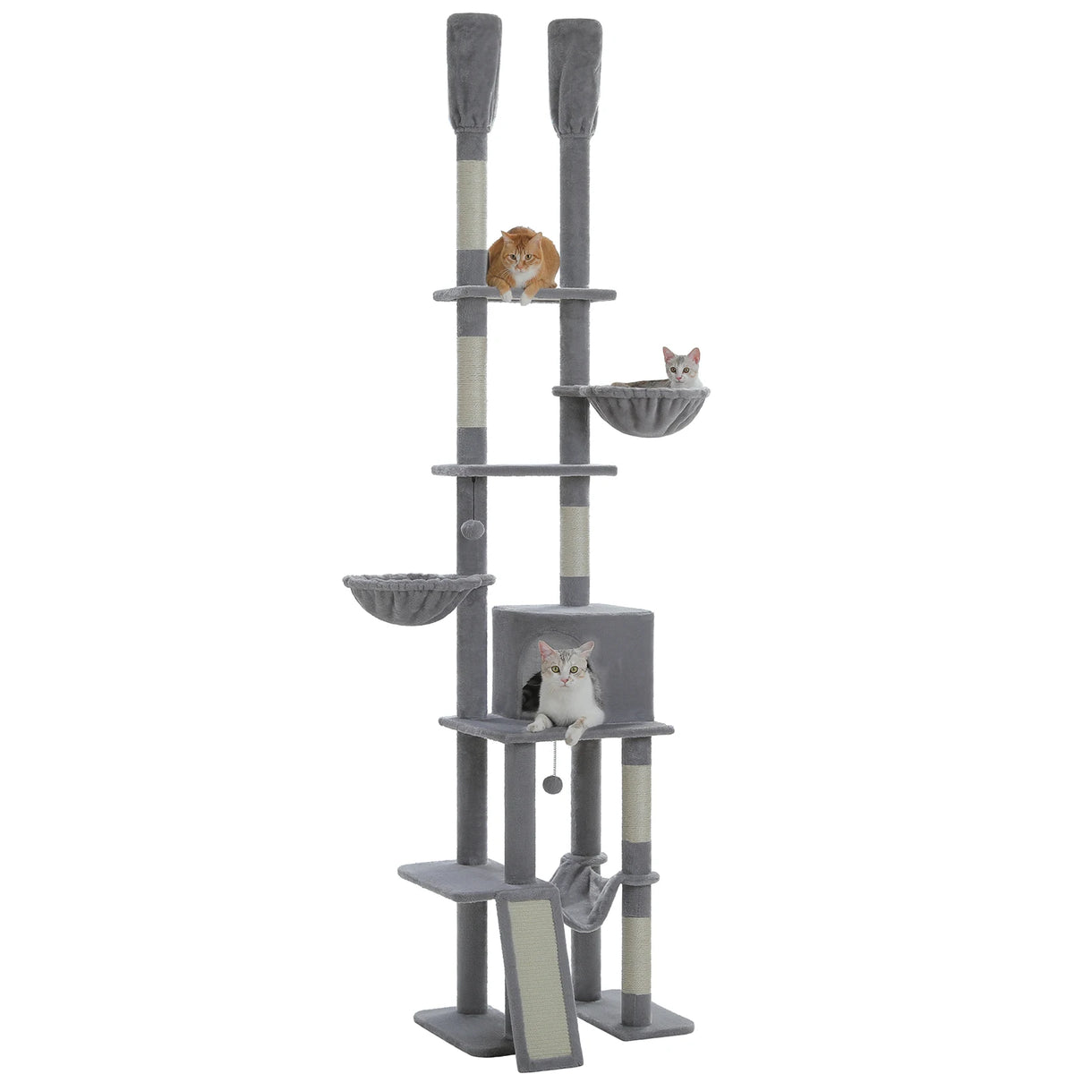 PAWZ Road Cactus Cat Tree With Hammocks Condos Scratching Posts