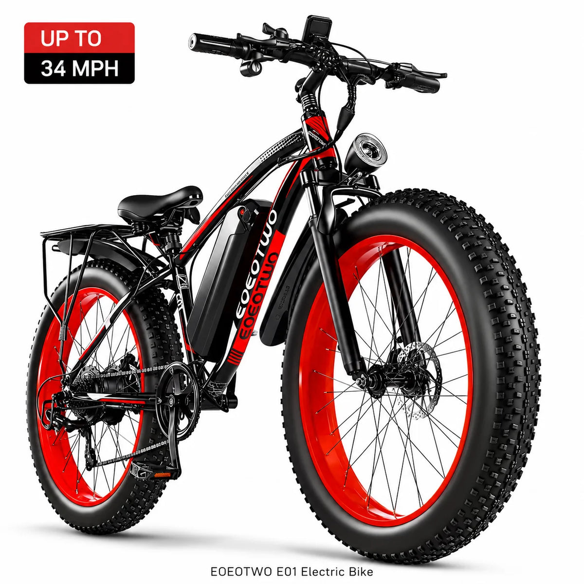 EOEOTWO 1000W Motor Adult Fat Tire Electric Bicycle