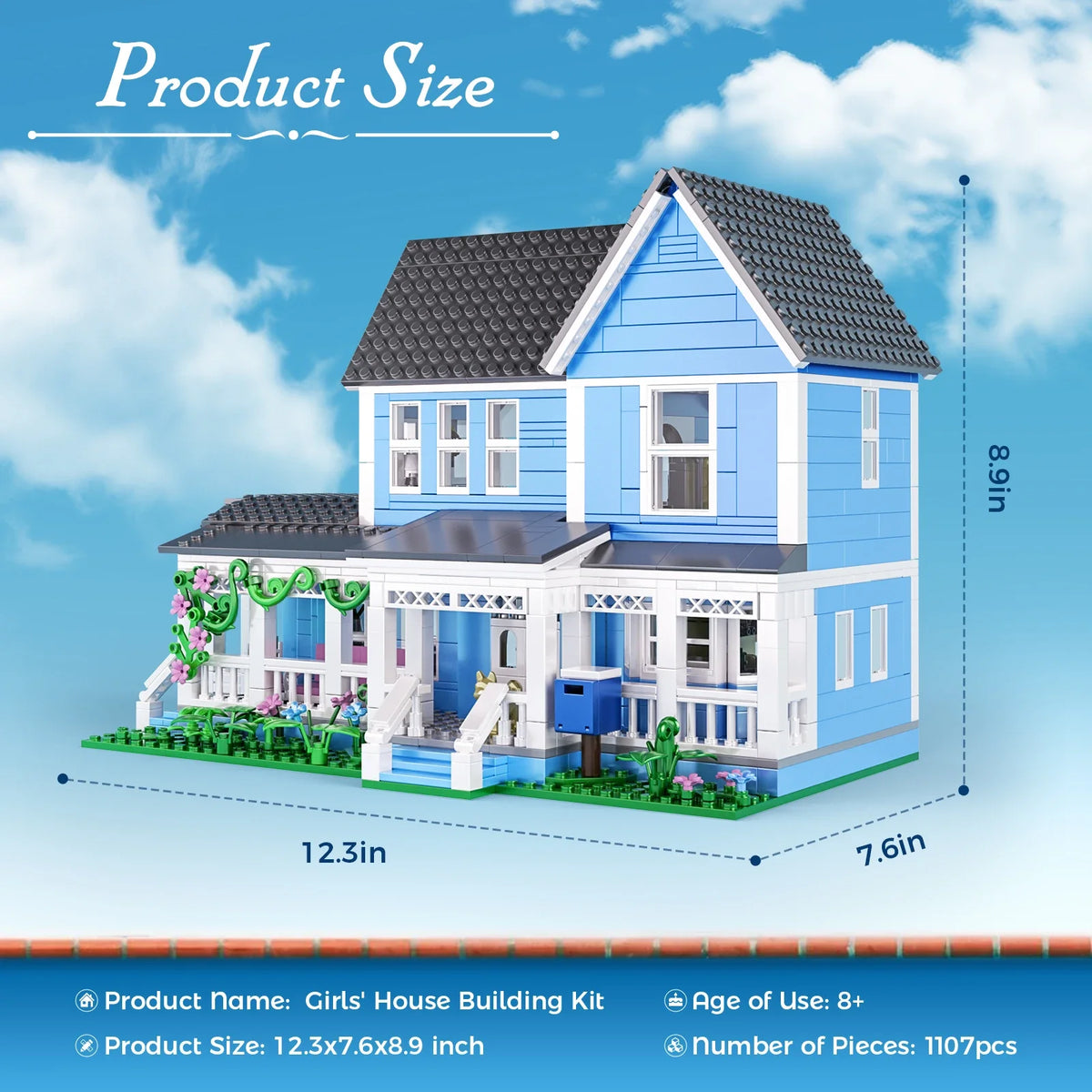 Girls Palace Movie House Building Blocks Construction Set