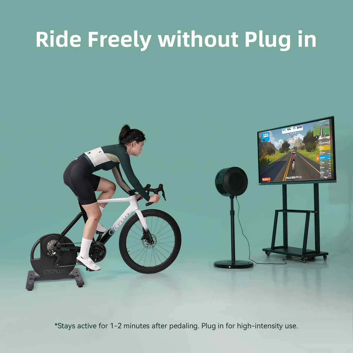 Cycplus R200 Smart Indoor Bike Trainer With 2200 Watt Power