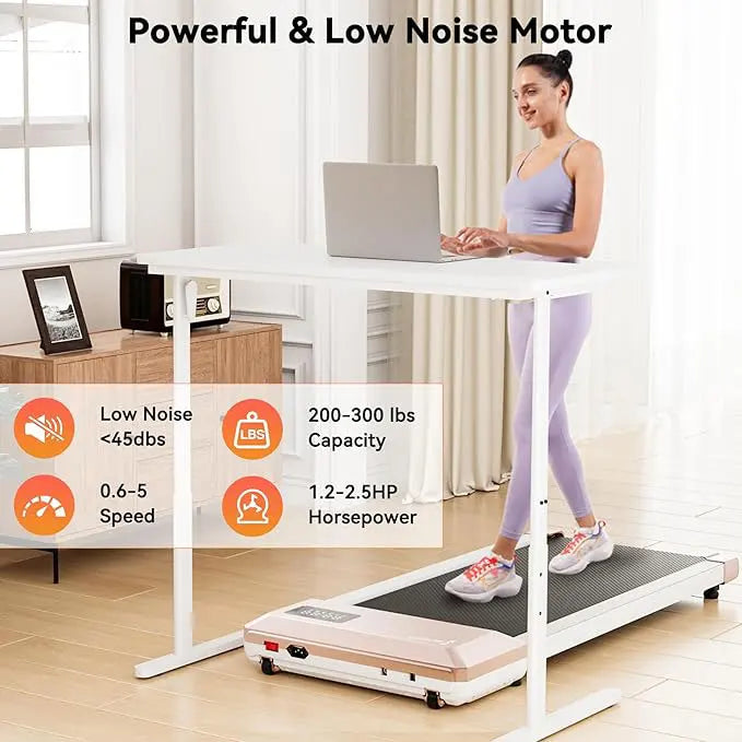 Superun Two In One Walking Treadmill With App Remote Control