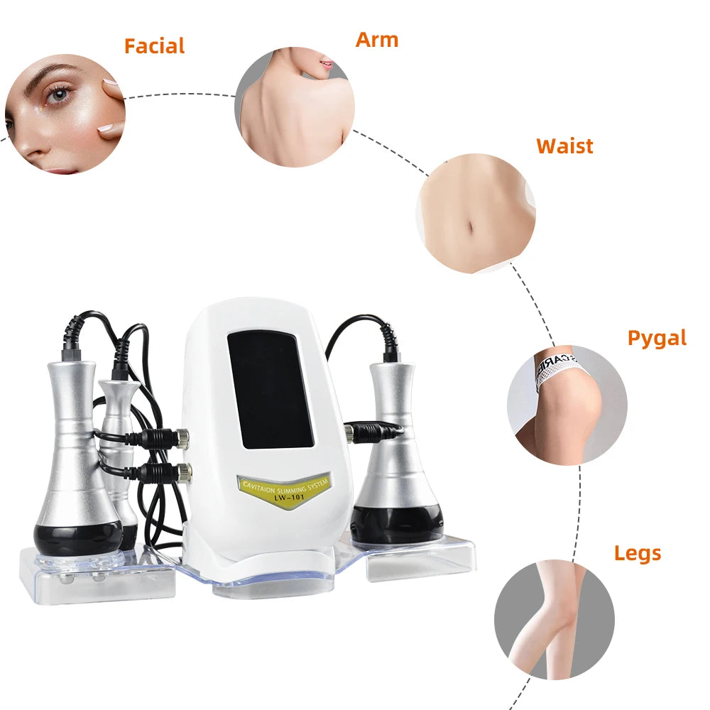 MISSHEART 3 In 1 Body Slimming Cavitation Massage Machine