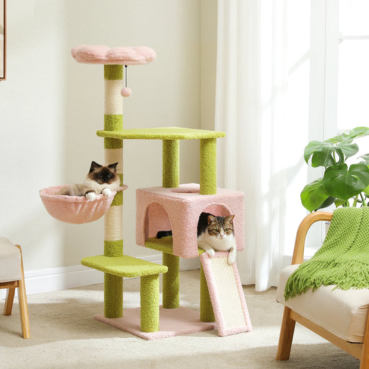 PAWZ Road Flower Multi Level Cat Tower With Sisal Posts