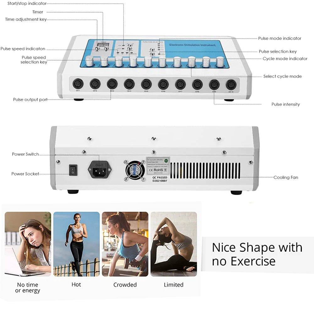AOKO EMS Muscle Stimulator Electric Massage Weight Loss Machine
