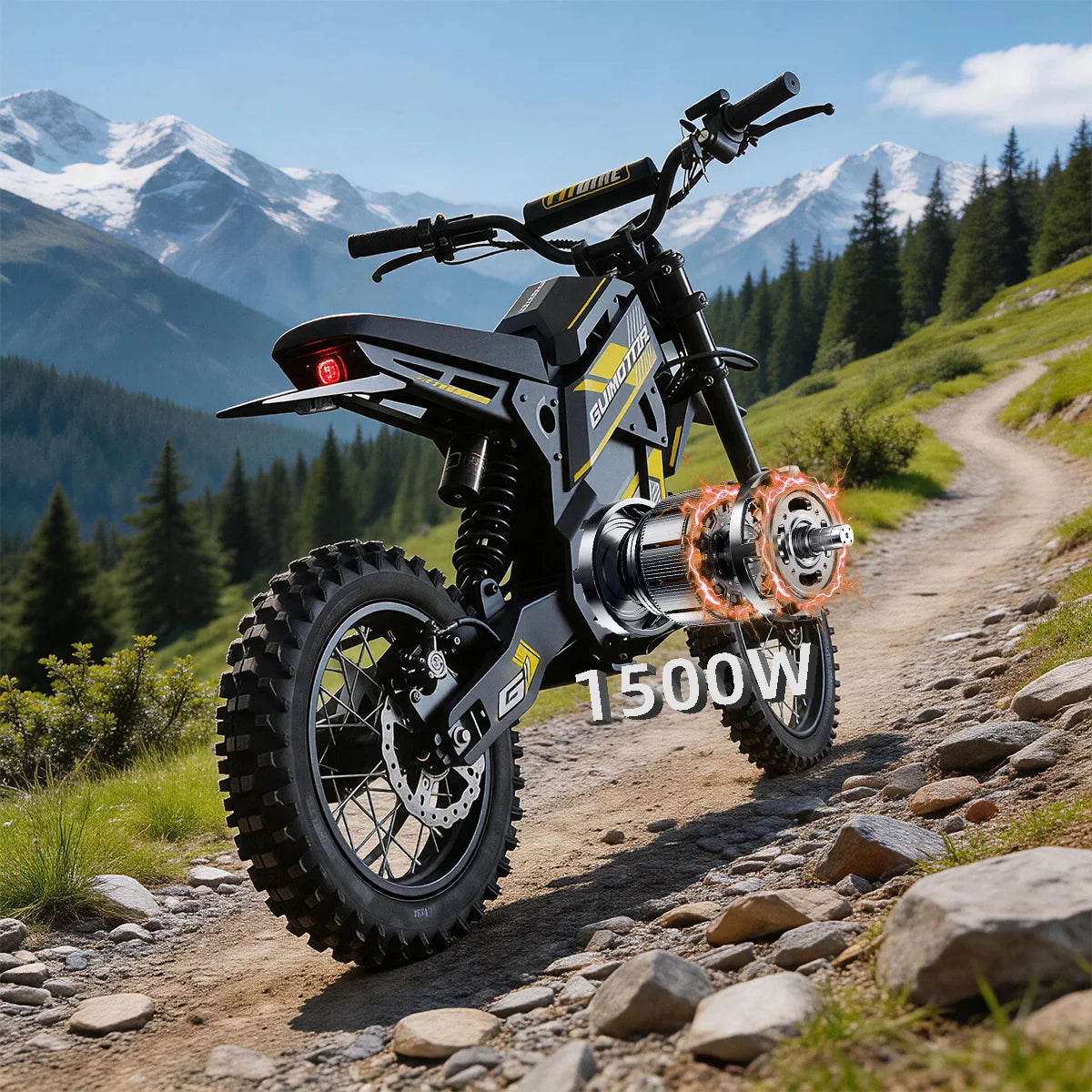 Uplee G1 Electric Fat Tire Dirt Bike With Powerful Motor