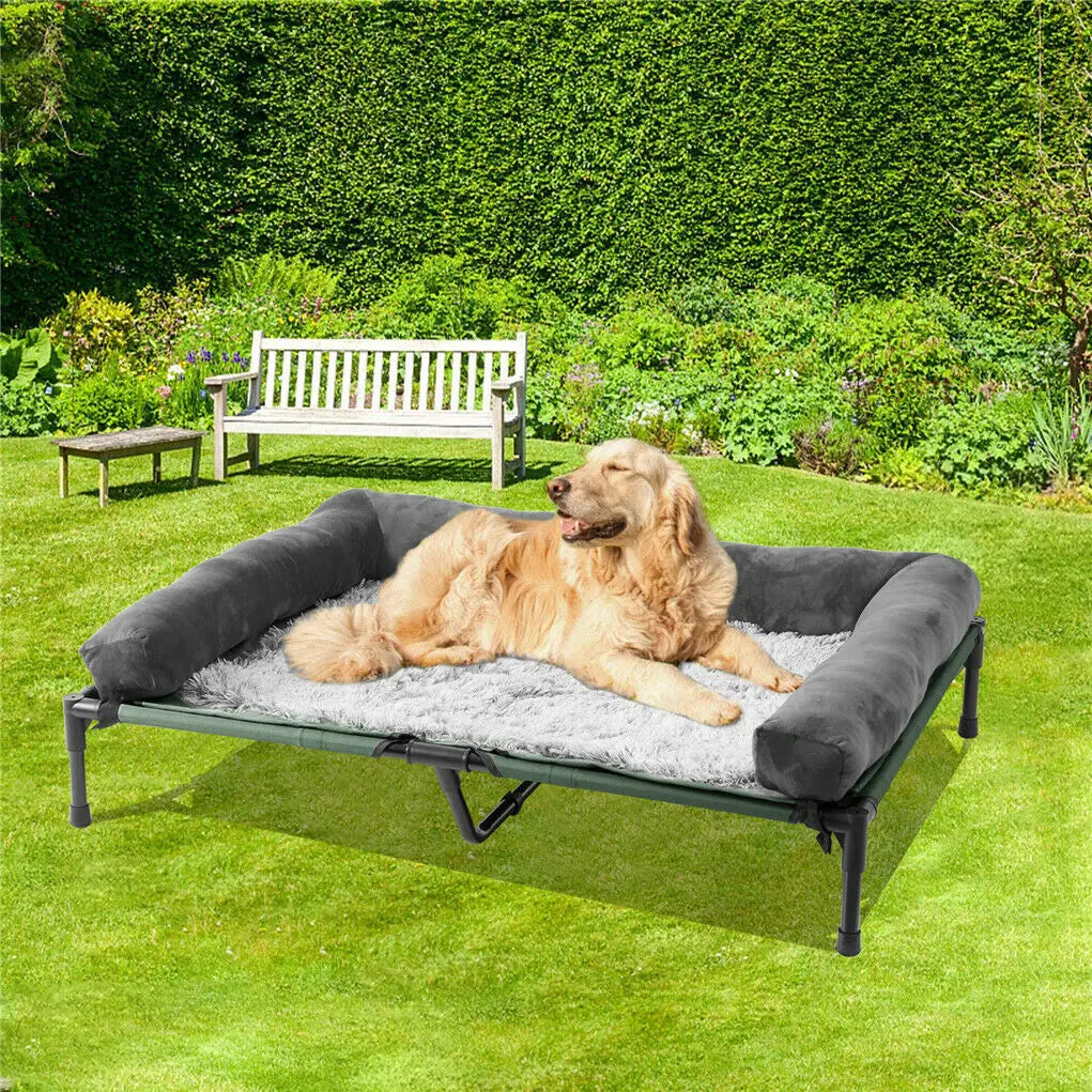 Bingopaw Elevated Cooling Dog And Cat Bed Indoor Outdoor Lounger