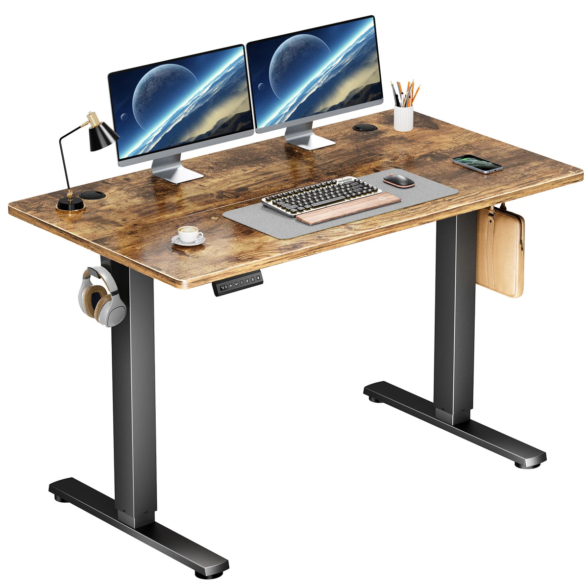 JHK Electric Height Adjustable Standing Desk Workstation