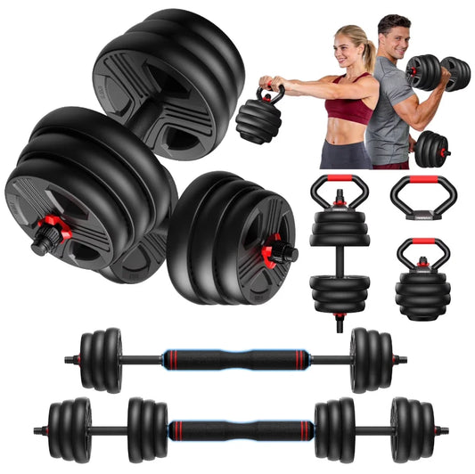 FED Fitness Adjustable 5 In 1 Multifunctional Dumbbell Set