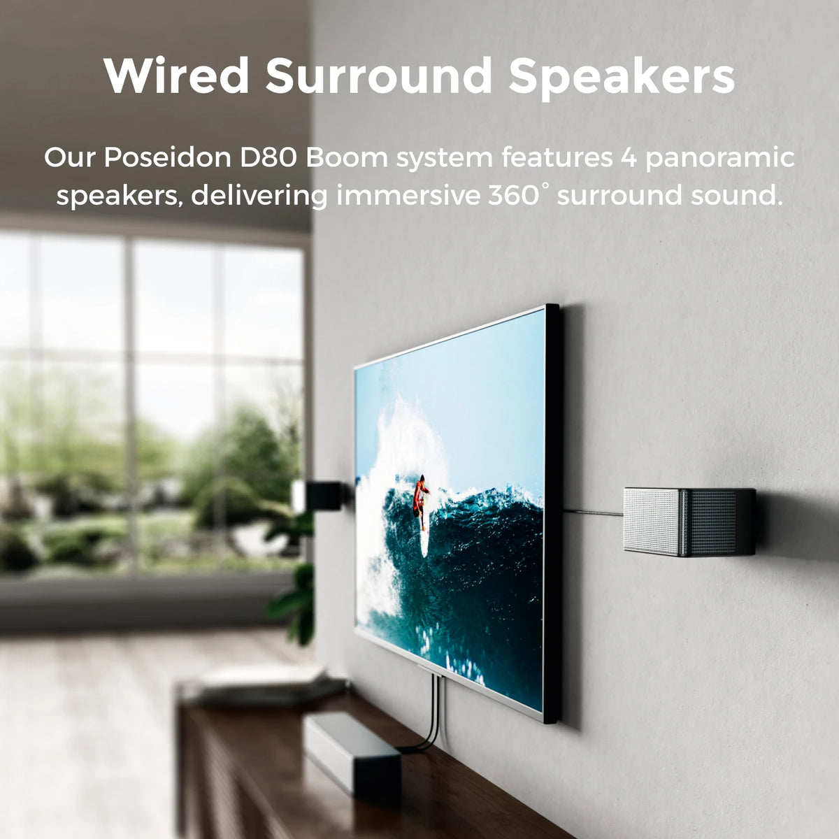 Ultimea 500W 7.1ch Atmos Home Theater Soundbar With Wireless Subwoofer