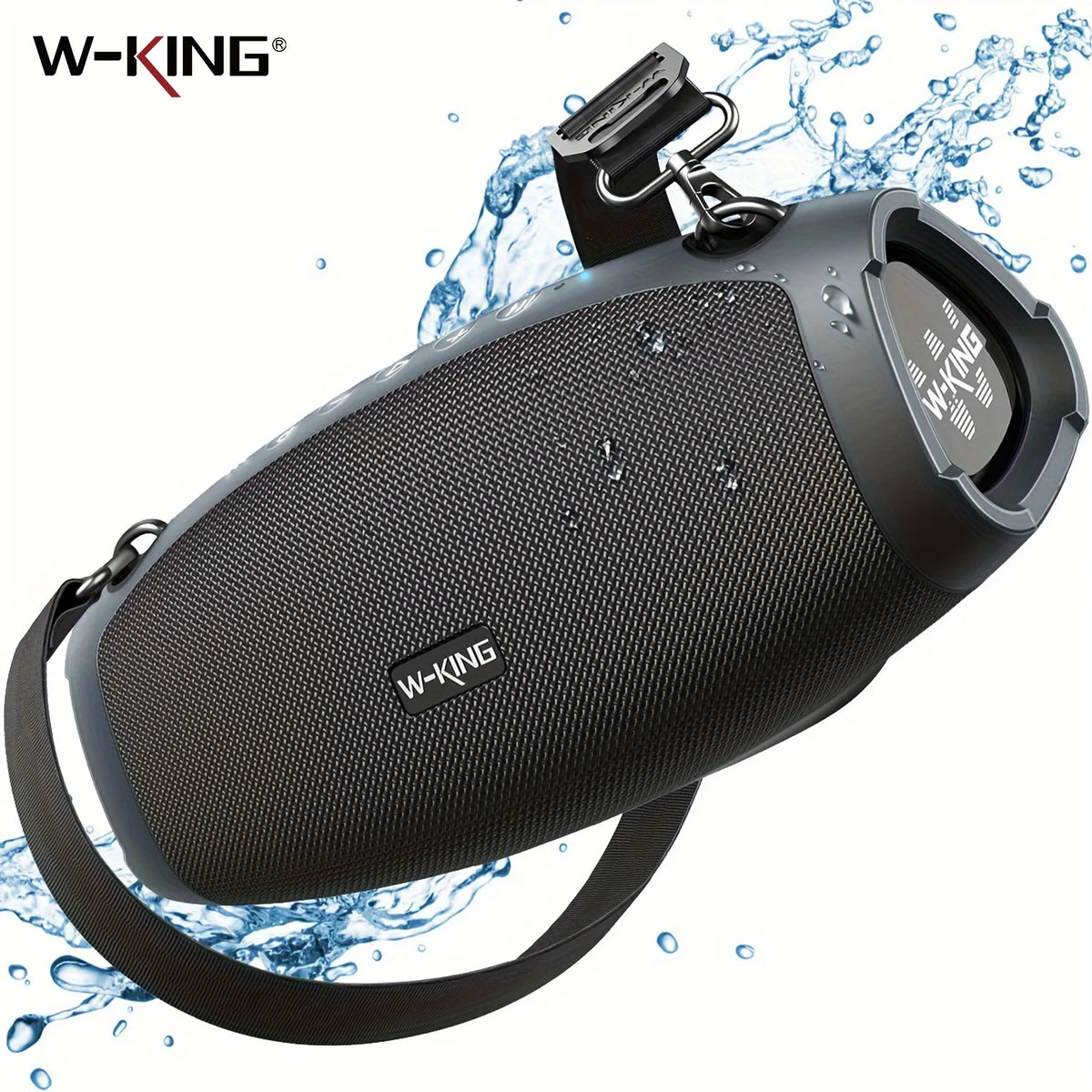 W-KING X10 Portable Waterproof Bluetooth Speaker Featuring Deep Bass