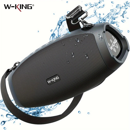 W-KING X10 Portable Waterproof Bluetooth Speaker Featuring Deep Bass