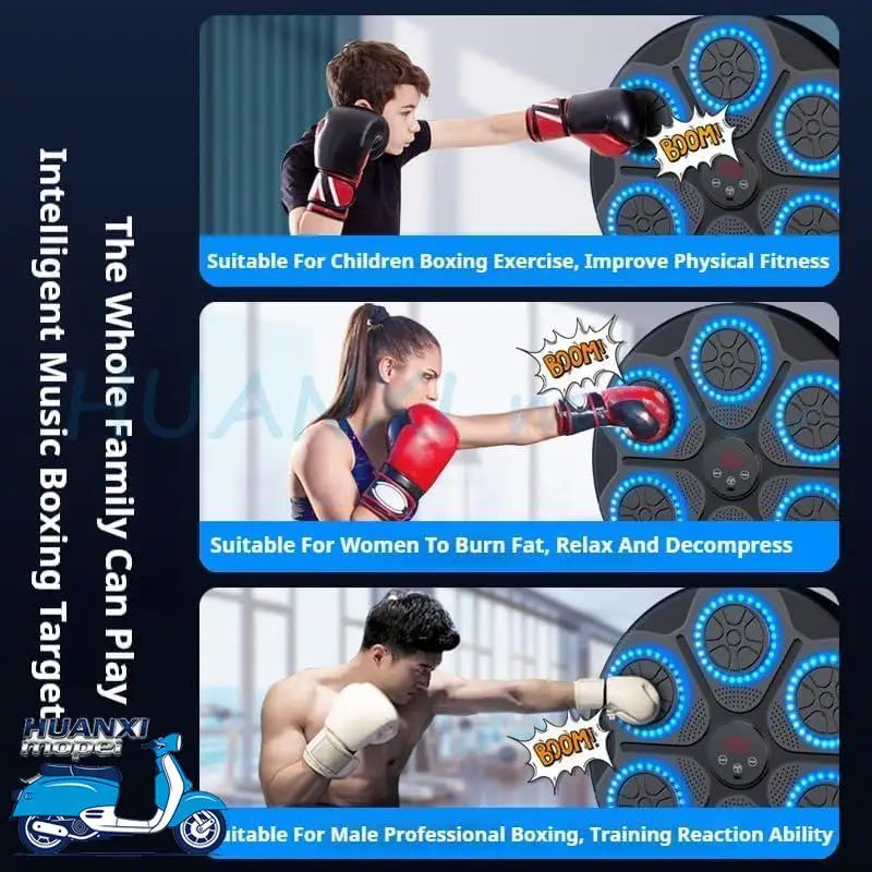 Intelligent Music Boxing Trainer With Smart Bluetooth And Led Display