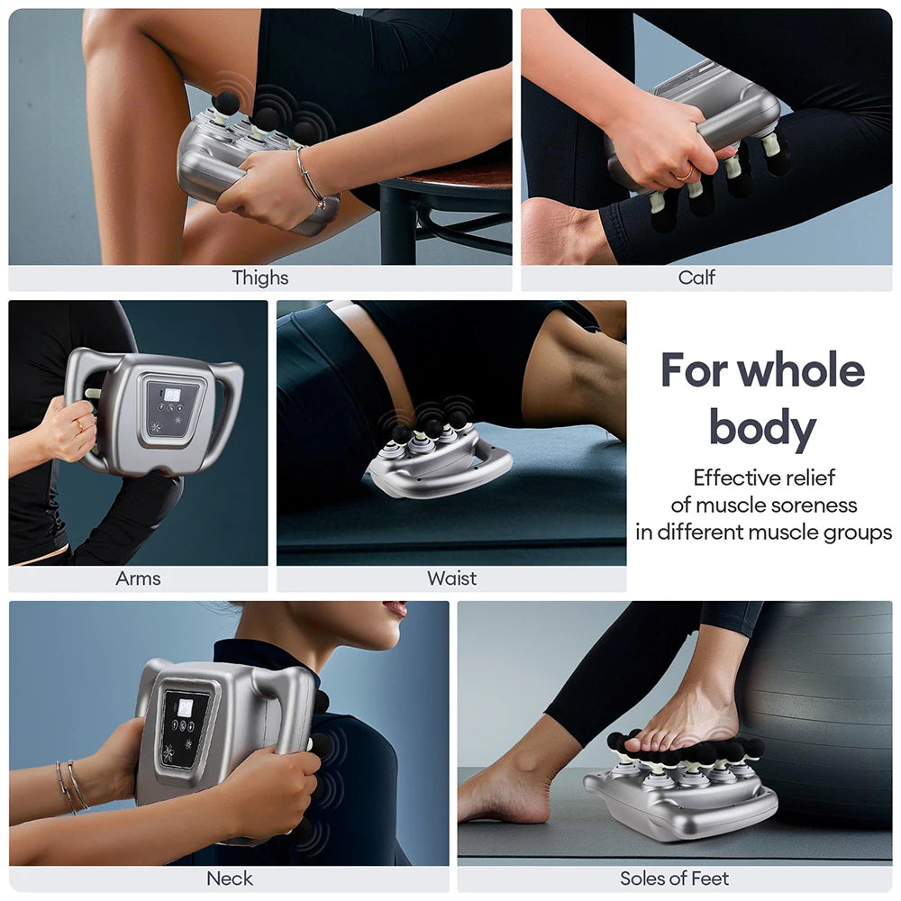 Foreverlily 24 Head High Frequency Vibration Massage Gun