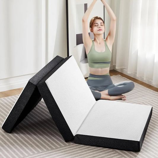 Xiaolang Tri Fold Memory Foam Mattress Portable Floor Bed