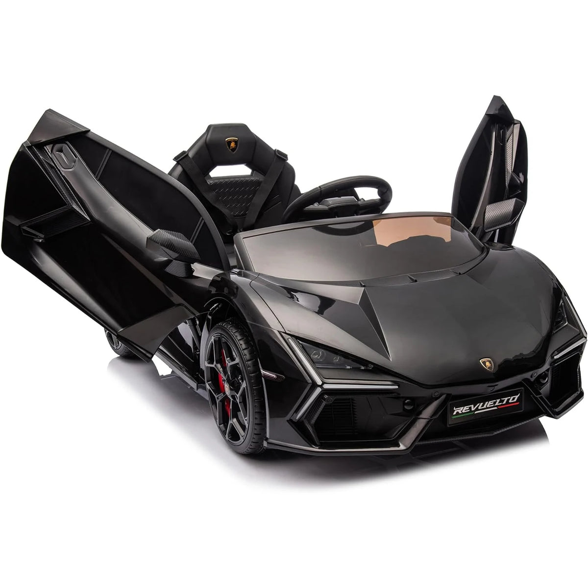 HiMiss Kids Electric Ride On Car With Remote Control Headlight