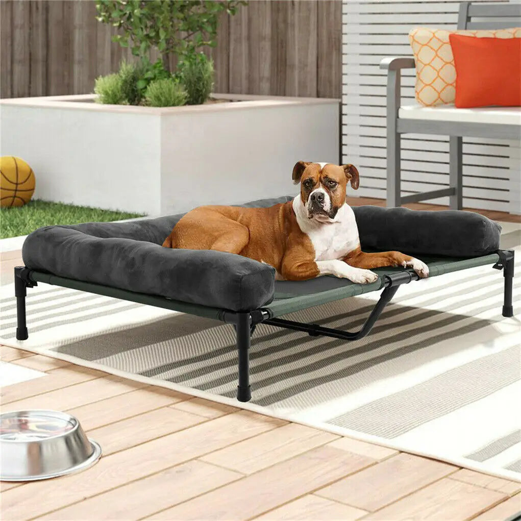 Bingopaw Elevated Cooling Dog And Cat Bed Indoor Outdoor Lounger