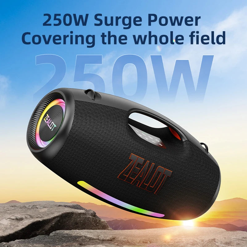 Zealot Waterproof Portable Bluetooth Speaker With Deep Bass Wireless Audio