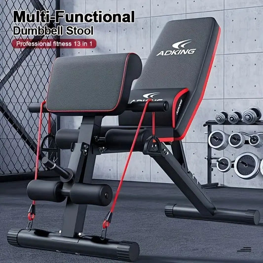 Fully Foldable Adjustable Fitness Dumbbell Bench For Home Training