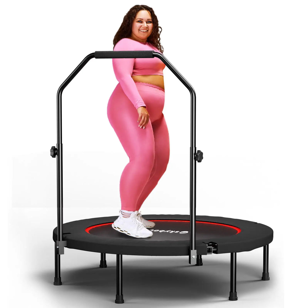 Professional Foldable Mini Rebounder Trampoline For Home Cardio Fitness