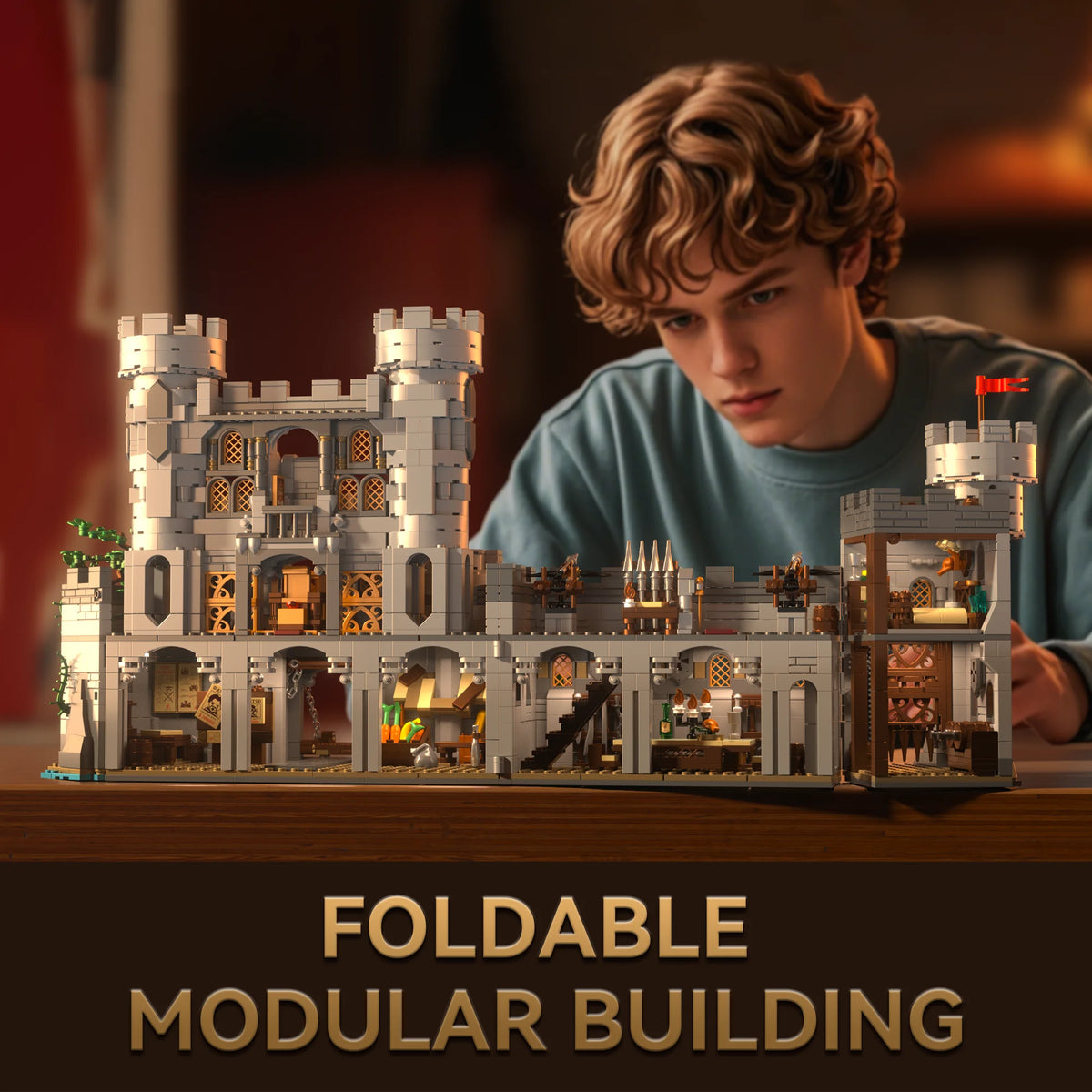 Holy Spirit Castle Building Blocks Set Compatible With Lego Bricks
