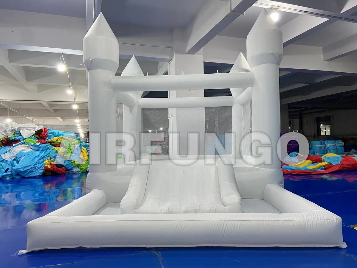 Inflatable Bounce House With Slide And Ball Pit For Parties